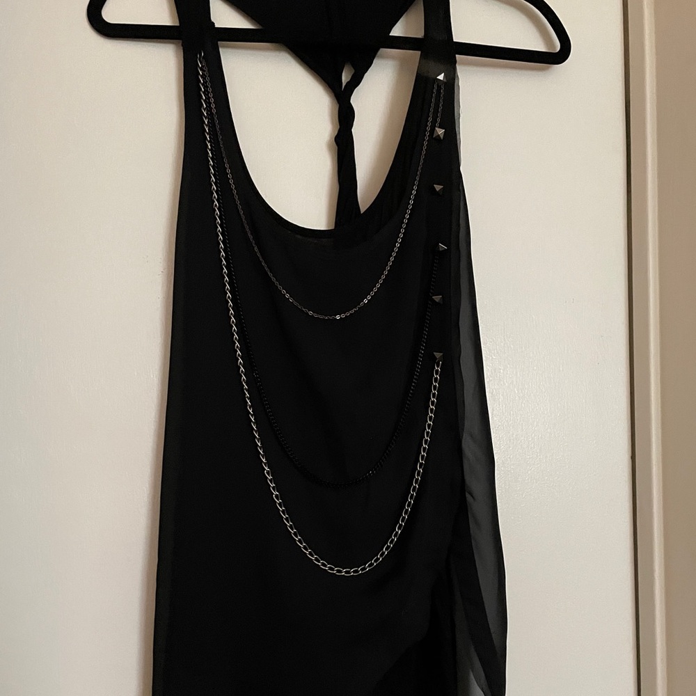 black Rock and Republic tank top with metal detail